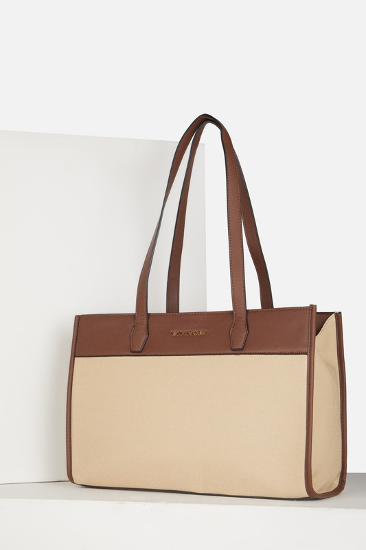 VAN HEUSEN Women Beige Handbag