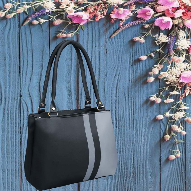 Zaxcer Women Grey, Black Messenger Bag