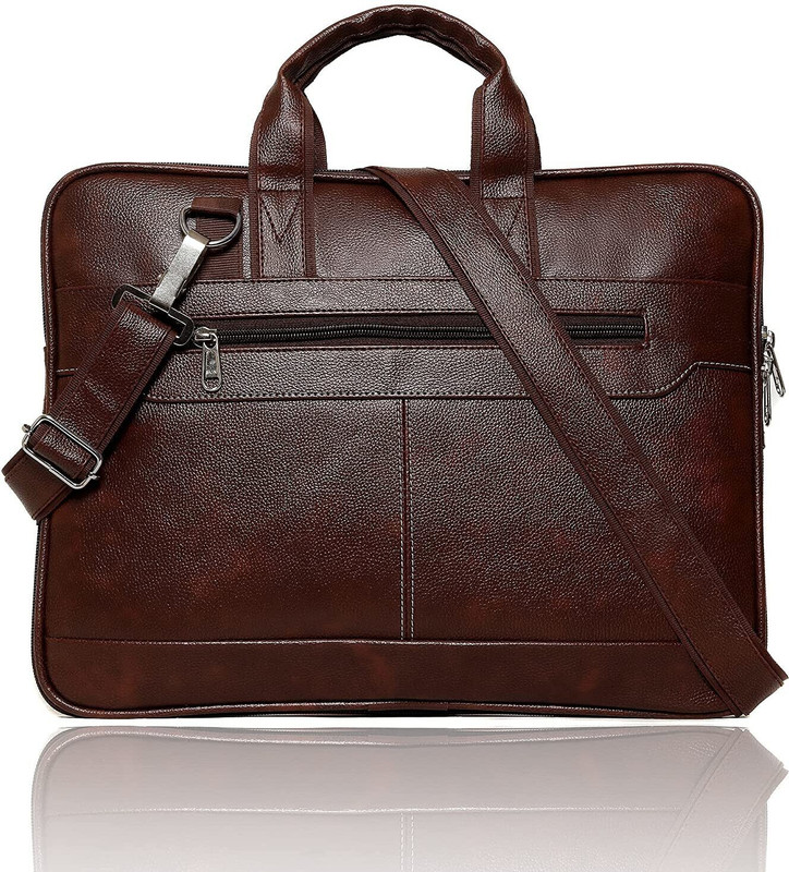 I-Zone Laptop Messenger Bags (Tan) Waterproof Messenger Bag(Brown, 16 inch)