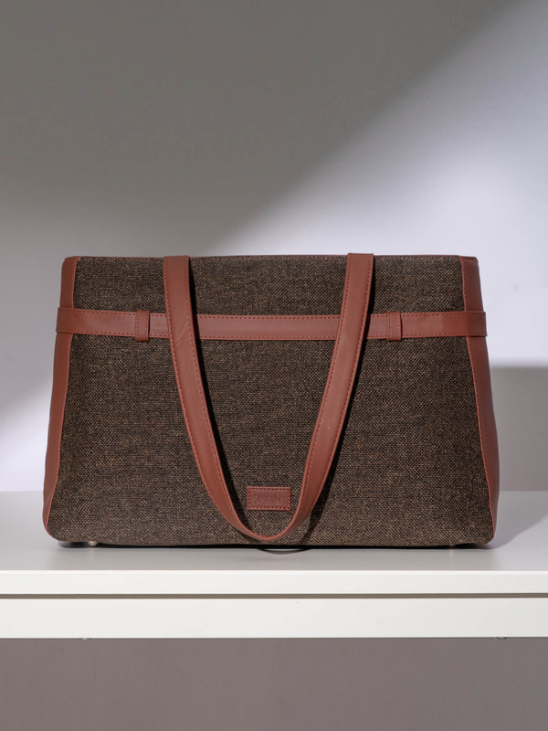 ZOUK Women Black, Brown Shoulder Bag