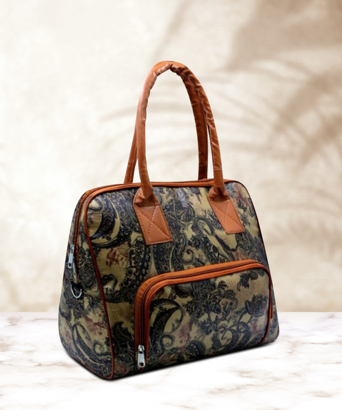 FSJ CREATION Women Brown Tote
