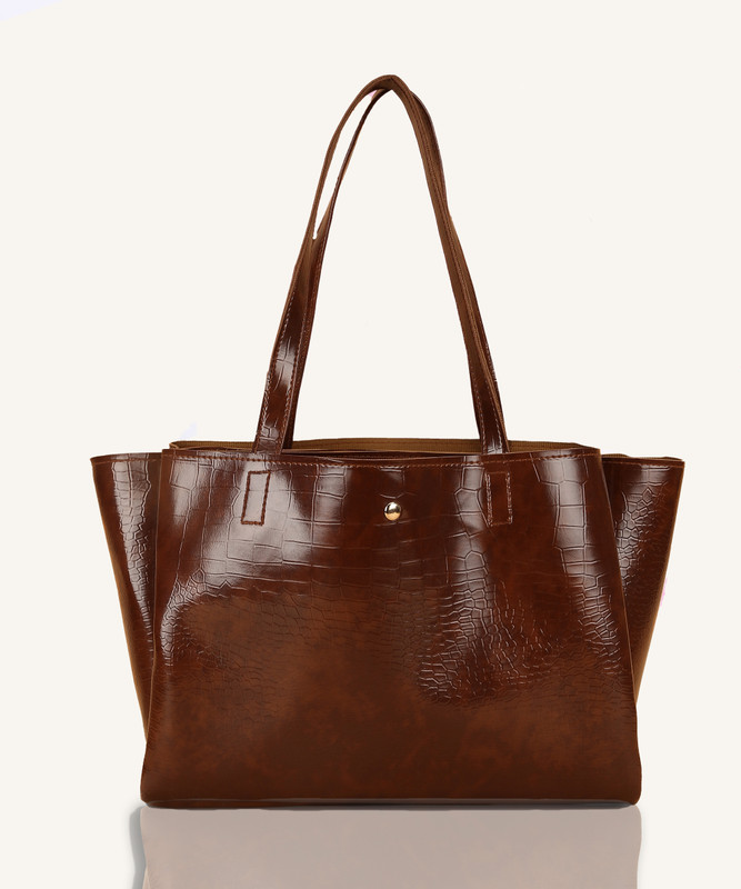 PEARLUXIS Women Green, Brown Shoulder Bag