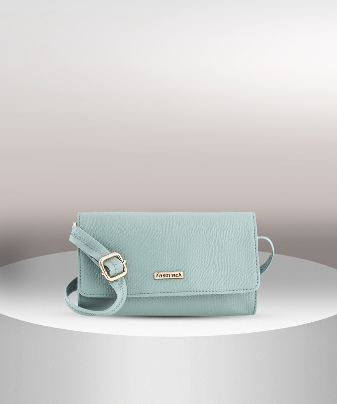 Fastrack Women Green Sling Bag