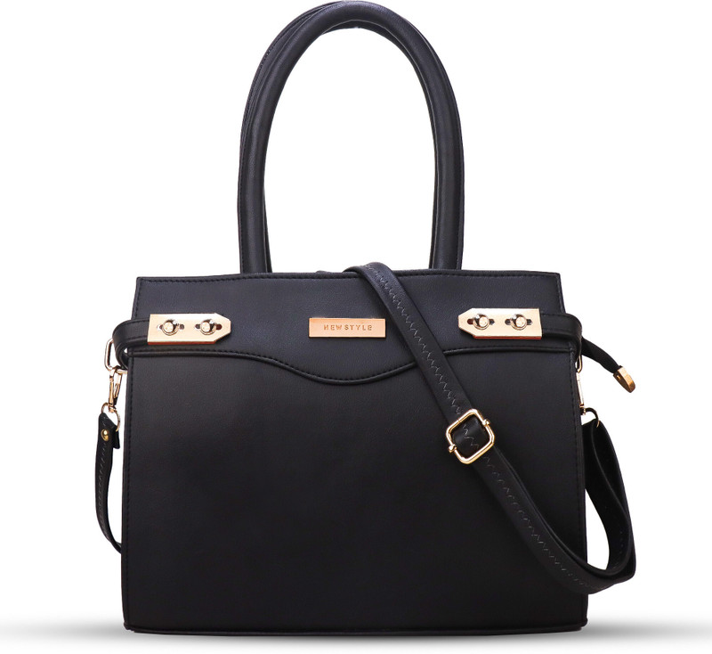 Beauty Queen Women Black Messenger Bag