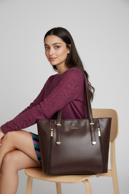 Mast & Harbour Women Brown Hand-held Bag