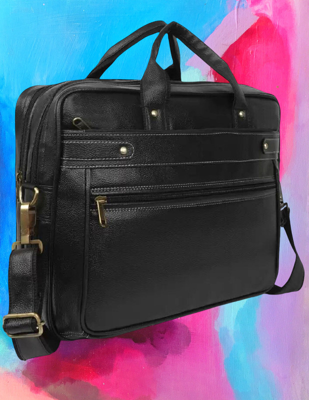 KCBLTRADERS Men & Women Black Messenger Bag