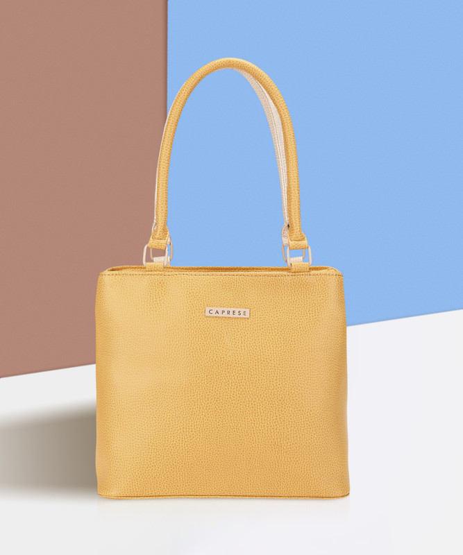 Caprese Women Beige, Yellow Tote