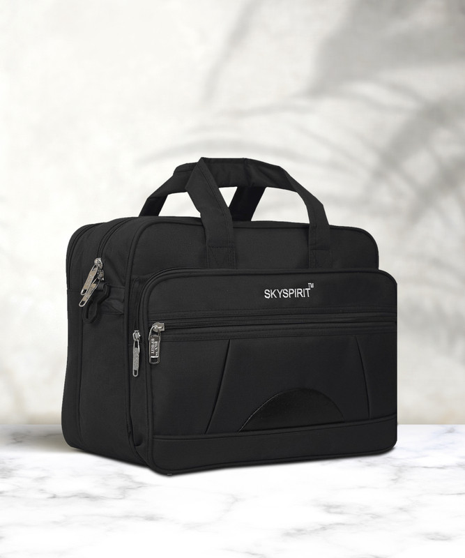 GOLD SKY Men & Women Black Messenger Bag