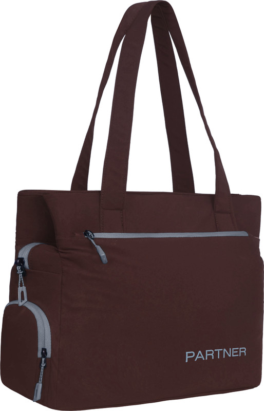 Partner Women Brown, Grey Shoulder Bag