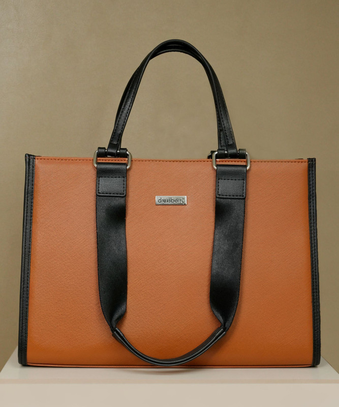 Dressberry Women Orange, Black Shoulder Bag