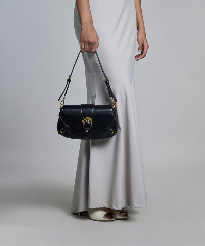 Miraggio Women Black Shoulder Bag