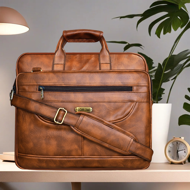 ZipCraze Men Tan Messenger Bag