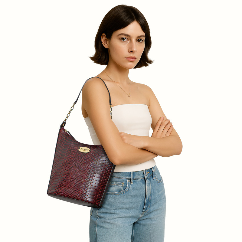 Rue Soleil by Hidesign Women Maroon Shoulder Bag