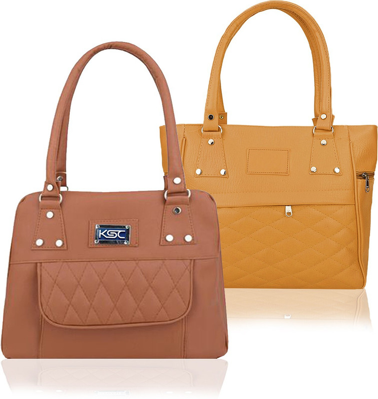 house of common Women Brown, Tan Messenger Bag