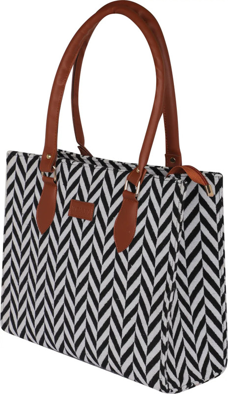 Laxmi Janardan Women White Tote