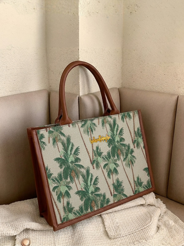 LIKE STYLE Women Green, Brown Shoulder Bag