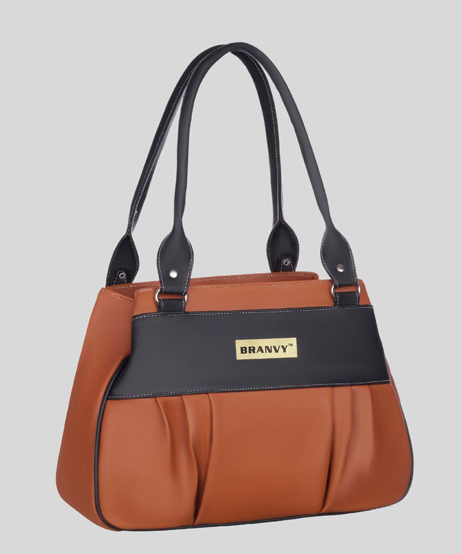 Snappy Women Black, Tan Shoulder Bag