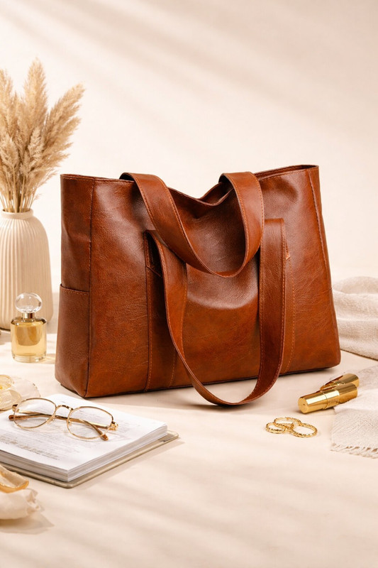 ABA Lifestyle Women Brown Tote