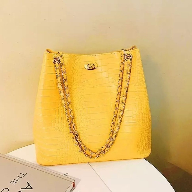 Uppercase Men & Women Yellow Messenger Bag