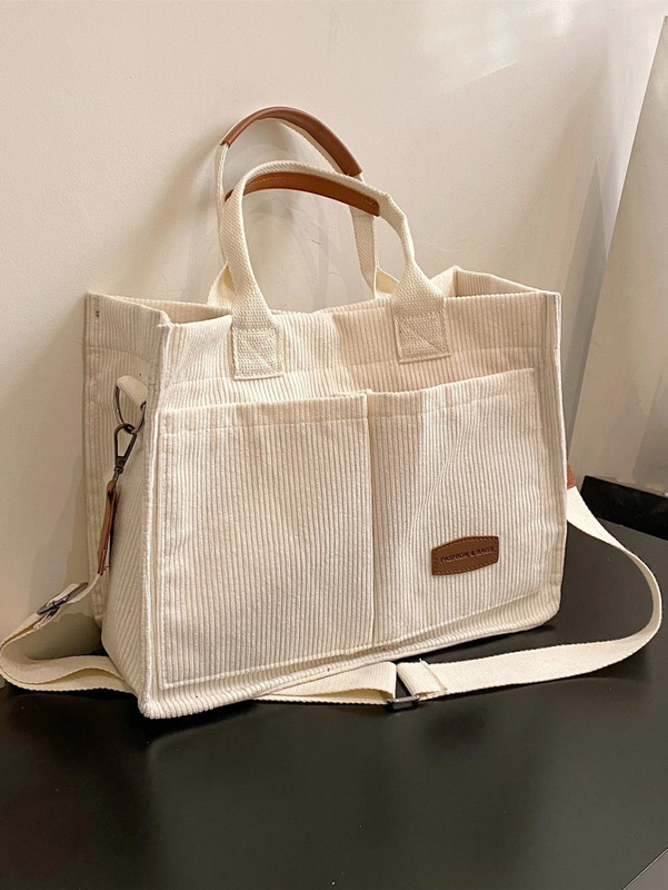 Aesthetic Handbags Women White Tote