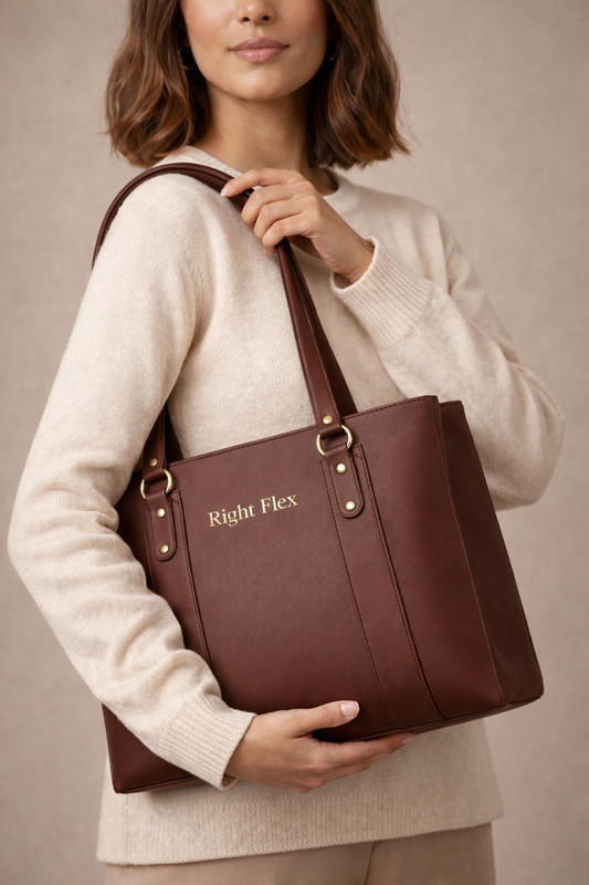Right Flex Women Brown Shoulder Bag
