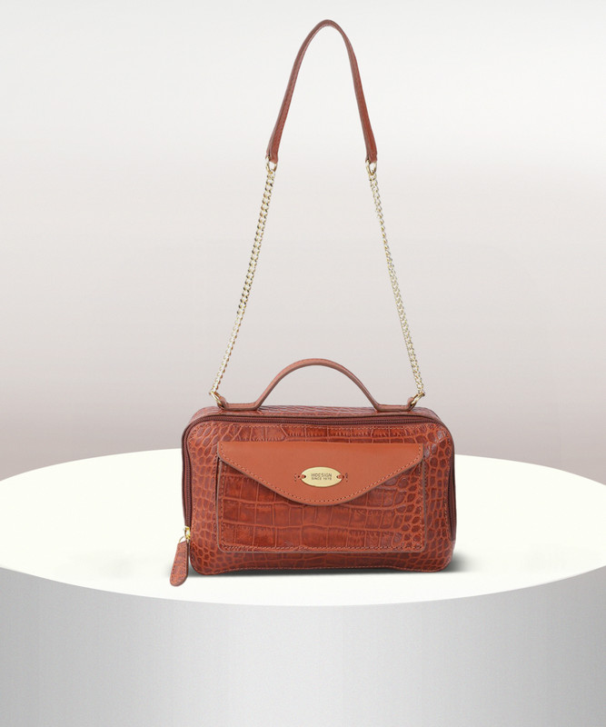 HIDESIGN Women Tan Shoulder Bag