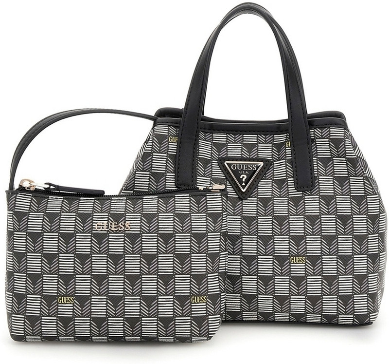 GUESS Women Black Tote(Pack of: 2)