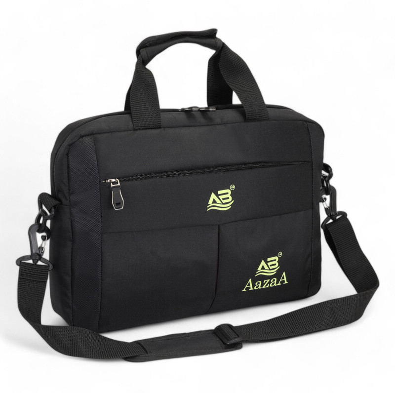 AB AaZaA Men Office Laptop Bag Laptop Messenger Bag Office Bag Shoulder Bag Waterproof Messenger Bag(Black, 30 L)