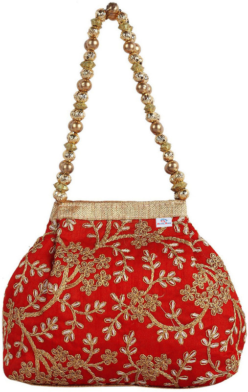 Heart Home Women Red Hand-held Bag