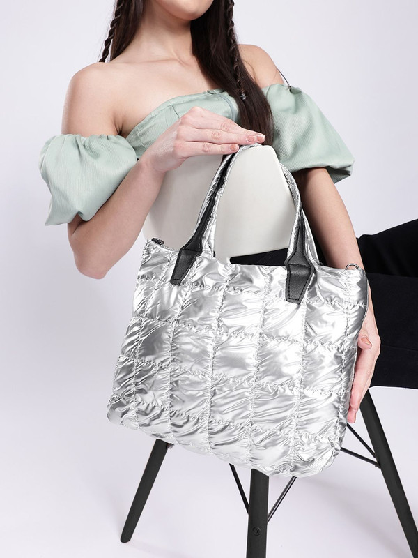 Dressberry Women Silver Hand-held Bag