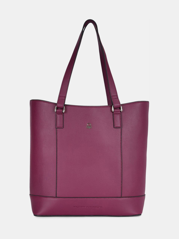 United Colors of Benetton Men & Women Maroon Messenger Bag