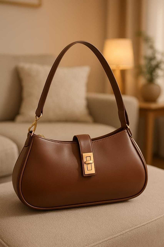 TIZARAT MAN Women Brown Shoulder Bag