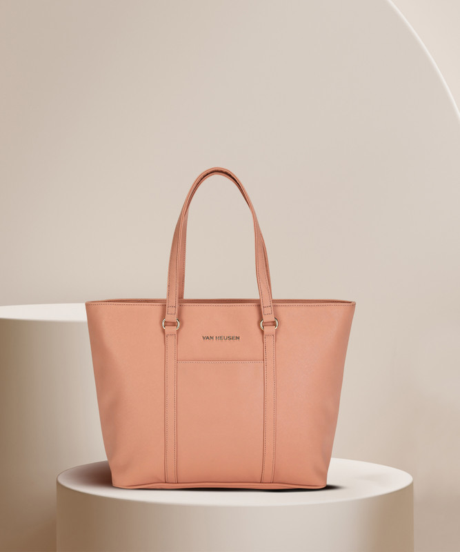 VAN HEUSEN Women Beige Tote