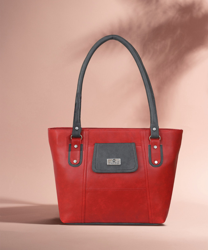 HIGH RISE Women Red, Grey Shoulder Bag