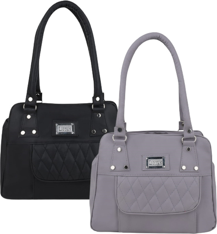 JRD COLLECTION Women Grey Shoulder Bag