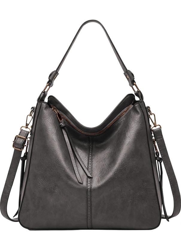 STORITE Women Brown Handbag Grey