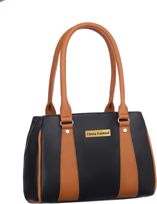 Clovia Fashion Women Black, Tan Shoulder Bag