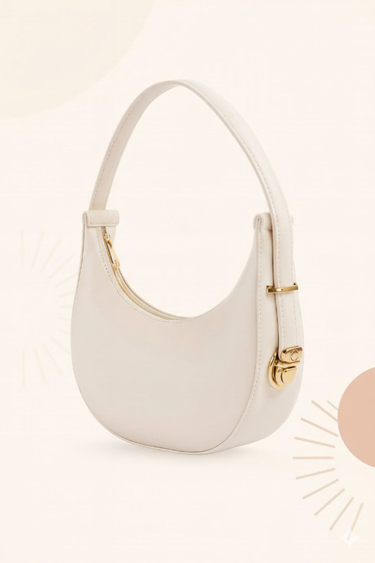 azwa Women White Shoulder Bag