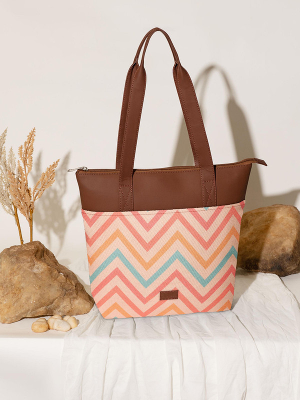 ZOUK Women Pink Tote