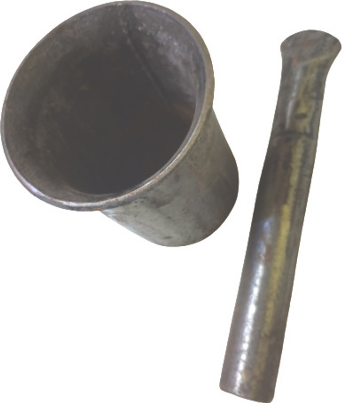 bengal hubs Iron Morter Pestle Set Large Hand Muller Grinder