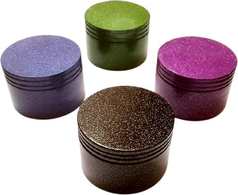 Hippnation Multi Color Small Crusher (Red Green Blue Black) Hand Muller Grinder