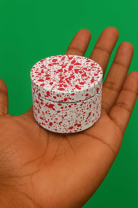 Turtulsgroup Stylish Mini Crusher Jar with Lid – Multipurpose Spice & Herb Grinder Hand Muller Grinder
