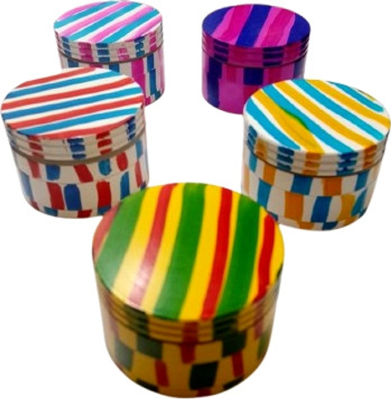 Hippnation Multi Color Layers Small Crusher Hand Muller Grinder