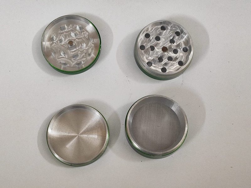 MFTONLINE 50 MM Green Crusher Smoking Weed Honey DUST Product Grinders Hand Muller Grinder
