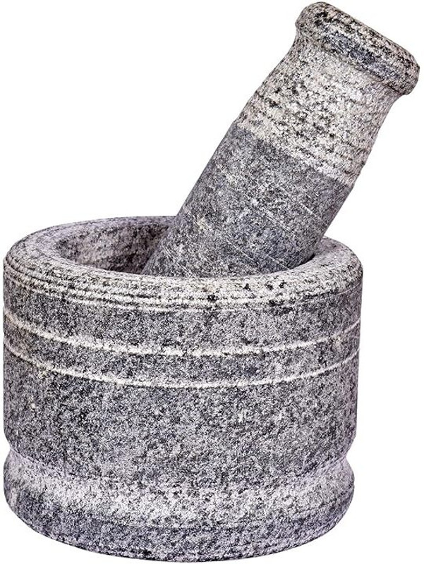 ADVAIT ABEER MADURAI'S PATTA STONE BOARD (HANDCRAFTED)(BLACK GREY STONE) Hand Muller Grinder