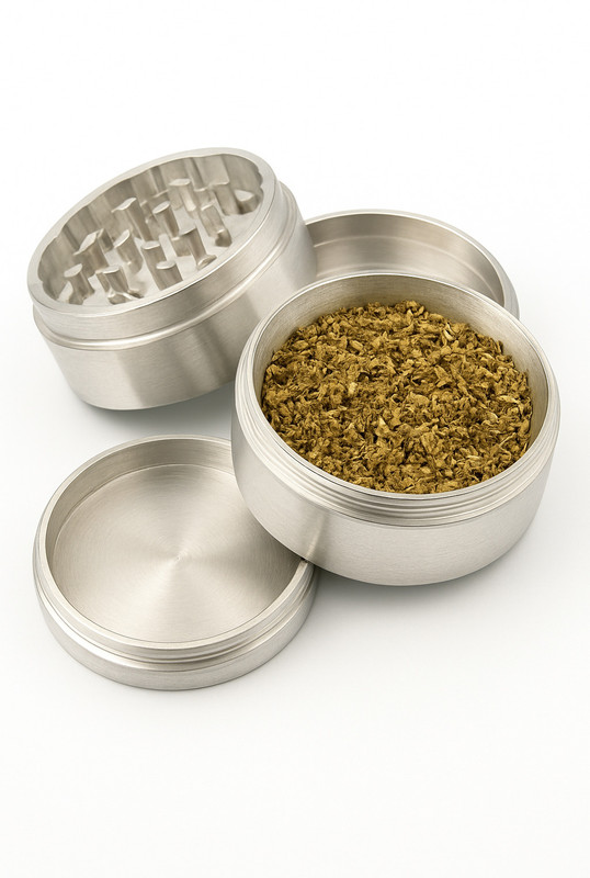 Wardan Store Premium Aluminium Spice Grinder | 4 Layer Manual Herb & Masala Crusher Hand Muller Grinder