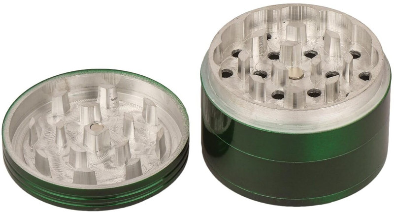 Wardan Store Aluminium Manual Grinder for Herbs & Spices | Sharp Teeth Crusher Hand Muller Grinder