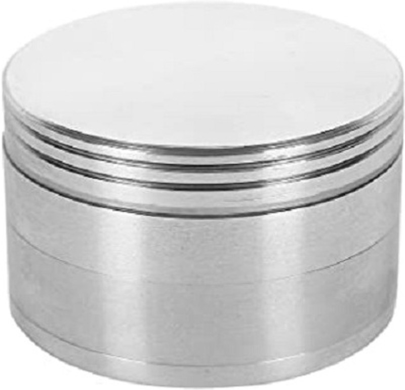 MFTONLINE 42MM Silver Herb Crusher Smoking Weed Honey DUST Filter Grinder Hand Muller Grinder