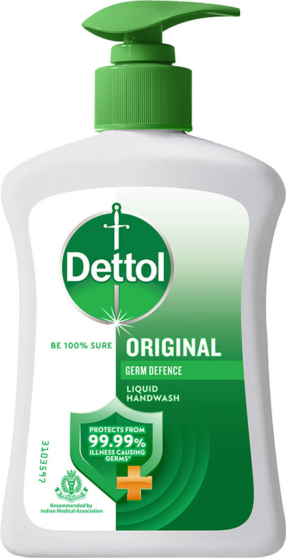 Dettol Original Liquid Hand Wash Pump Dispenser(200 ml)