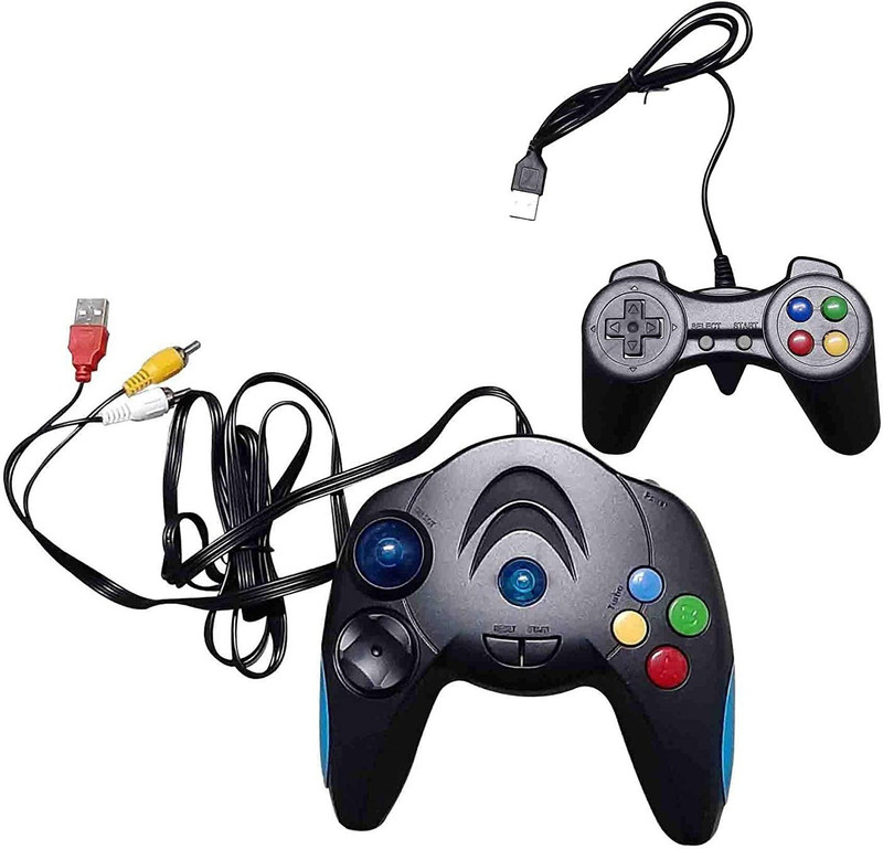 Plug And Play Wired TV Video Game Preloaded 8bit Retro Popular Games - 2 Players Complete Edition(Code in the Box - for PC)